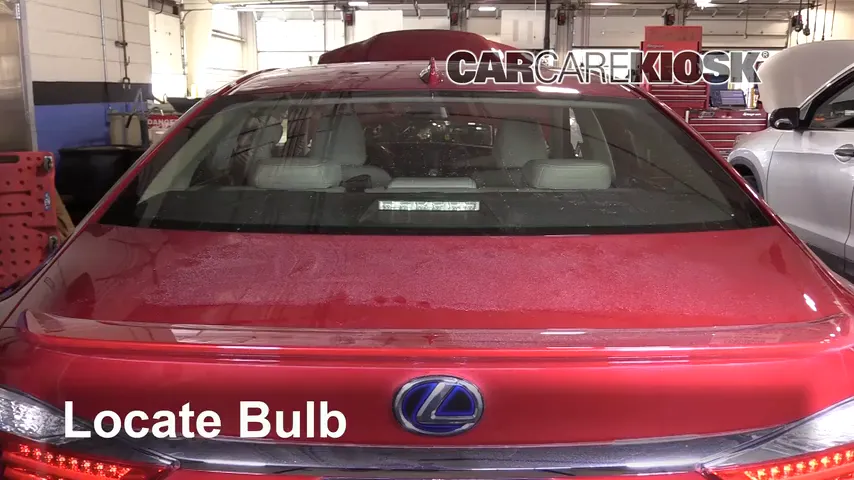 2015 Lexus ES300h 2.5L 4 Cyl. Lights Center Brake Light (replace bulb)